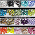2016 best selling yueqing good price delicate appearance acrylic round hotfix rhinestones flatback